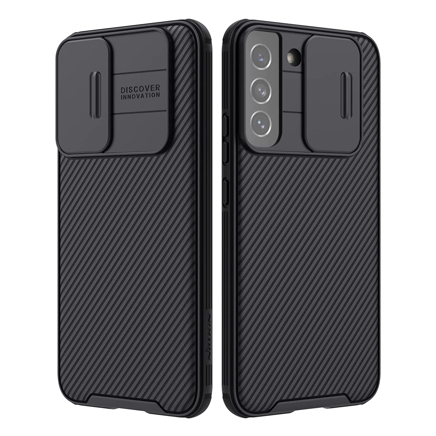 Nillkin Galaxy S22 CamShield Pro Back Case Cover (Black)