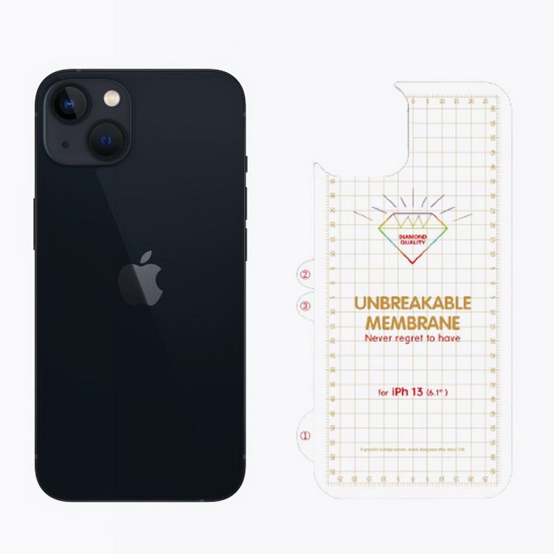 iPhone 13 Unbreakable Membrane Back Screen Protector
