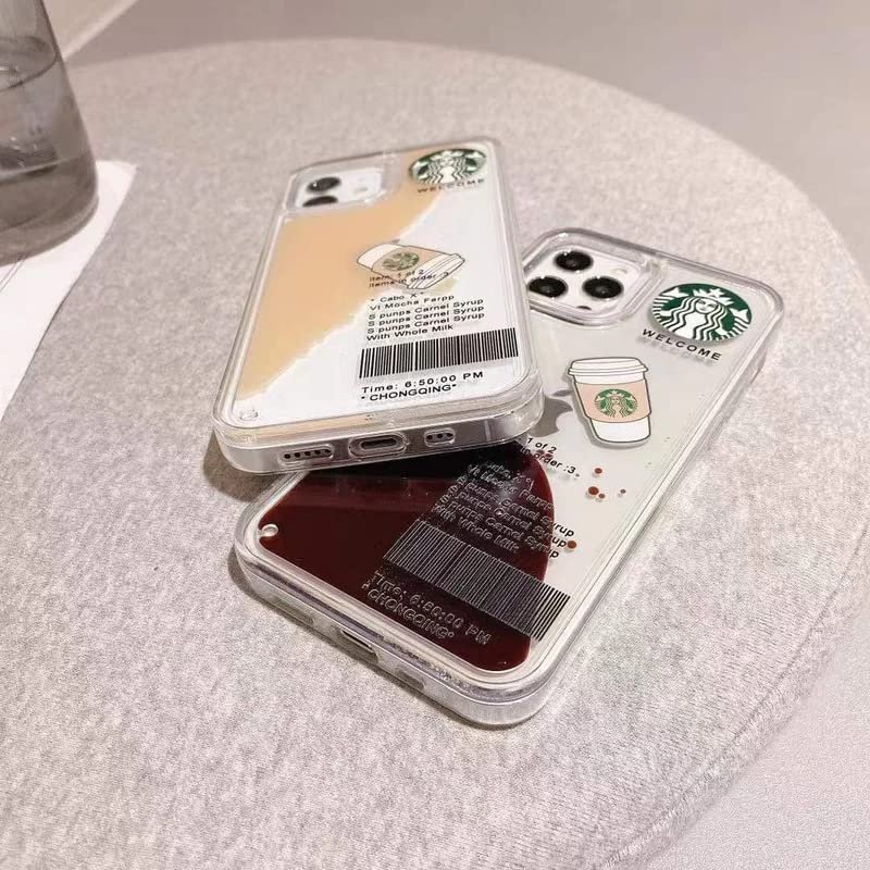 iPhone 13 Pro Max Starbucks Liquid Coffee Cup Case Cover
