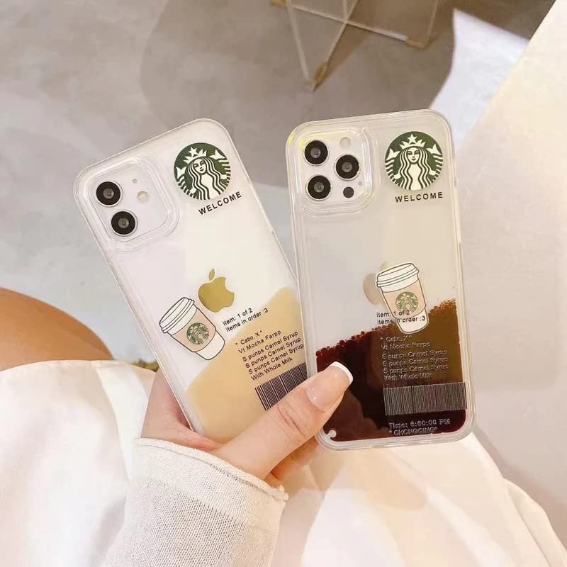 iPhone 13 Pro Max Starbucks Liquid Coffee Cup Case Cover