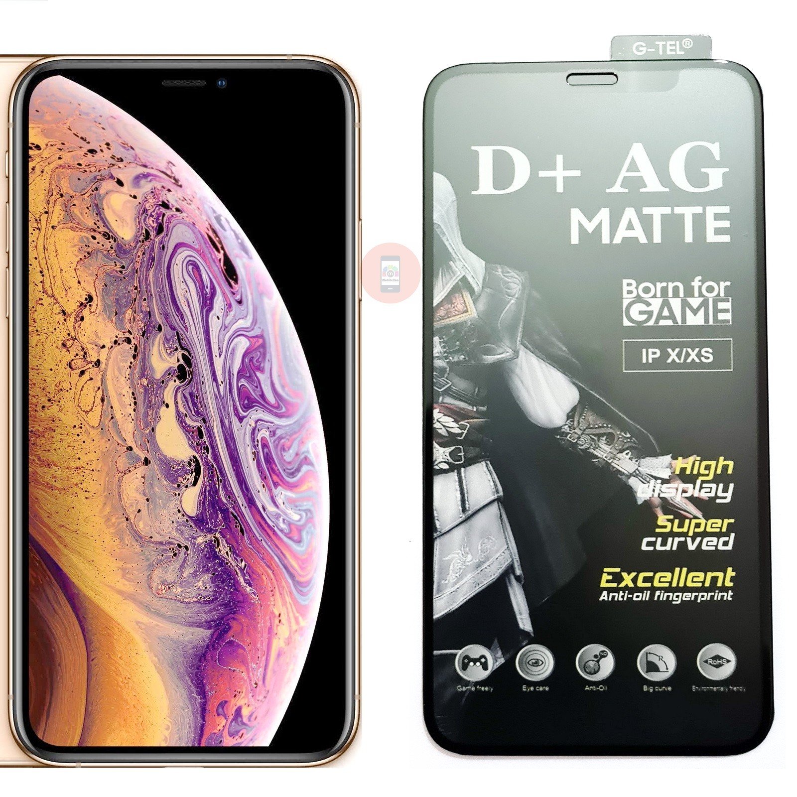iPhone X Xs Matte Tempered Glass Screen Protector