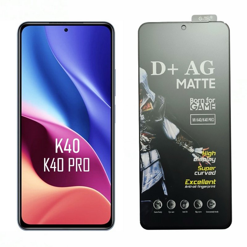 Mi K40 Pro Matte Gaming Tempered Glass Screen Protector