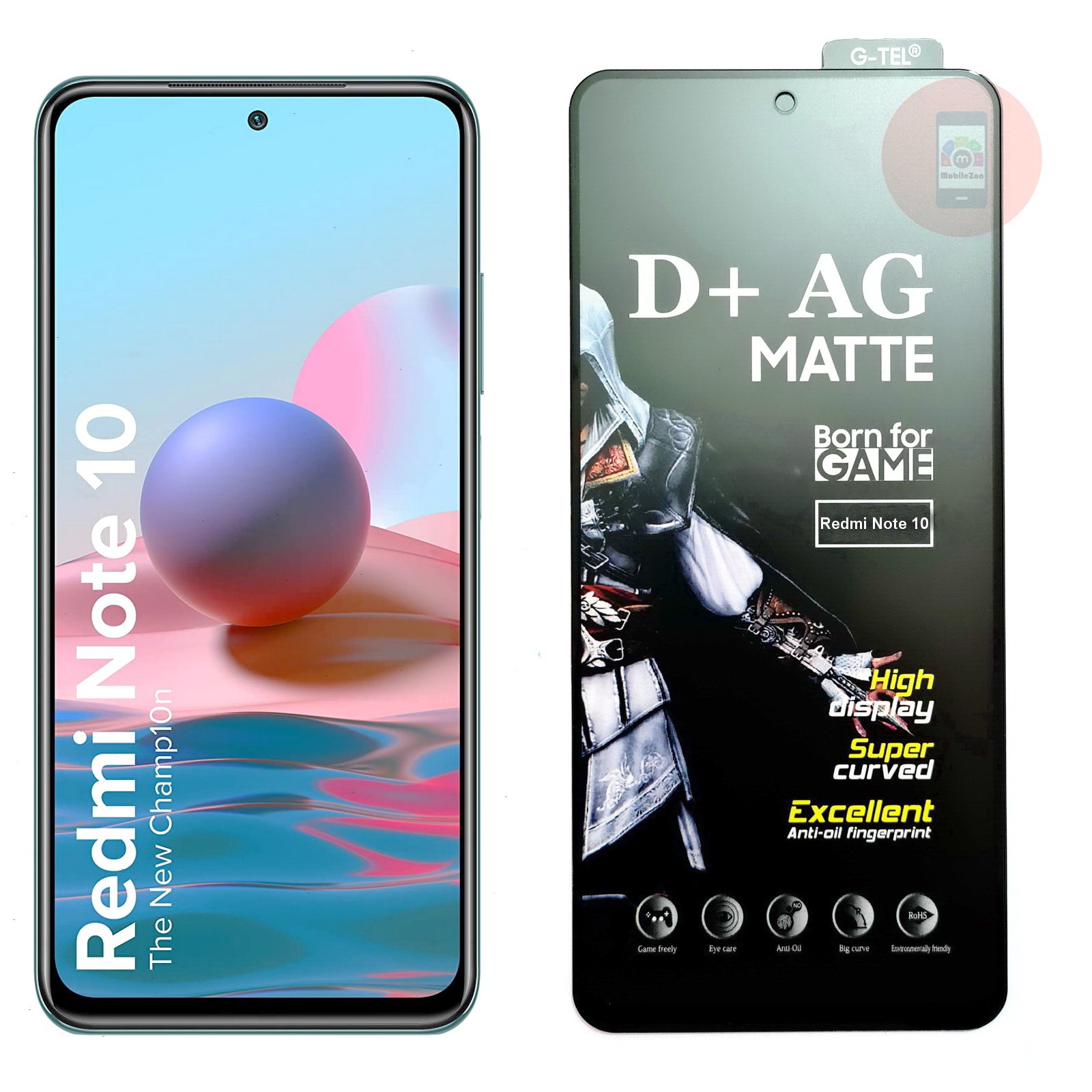 Redmi Note 10 Matte Gaming Tempered Glass Screen Protector