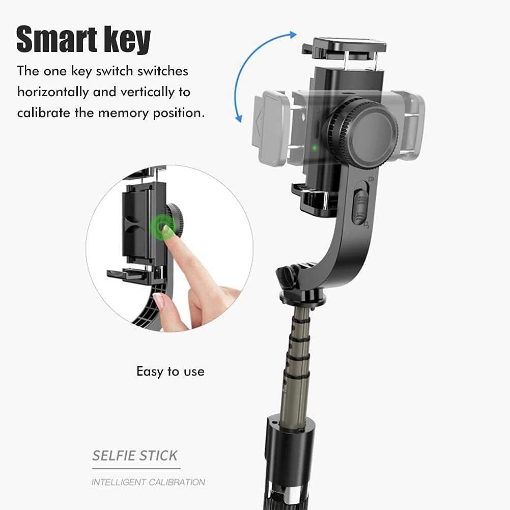Q08 Gimbal Stabilizer Handheld Bluetooth Selfie Stick Tripod With Remote