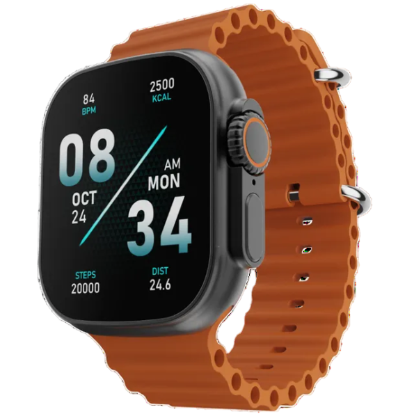 boAt Wave Glory Smartwatch With Bluetooth Calling (Orange)