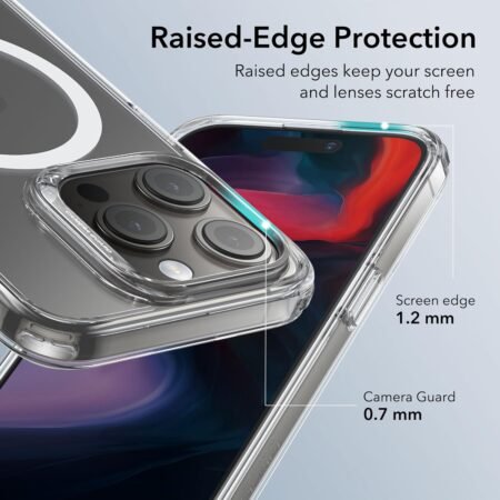 iPhone 15 Pro Max MagSafe Transparent Slim Case Back Cover