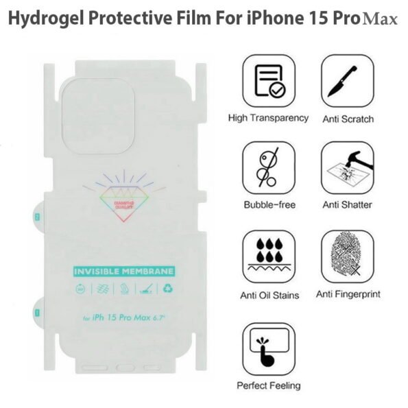 iPhone 15 Pro Max Back Screen Protector