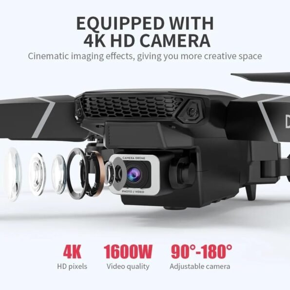 998 PRO Foldable Toy Drone 4K WIFI Camera Remote Control