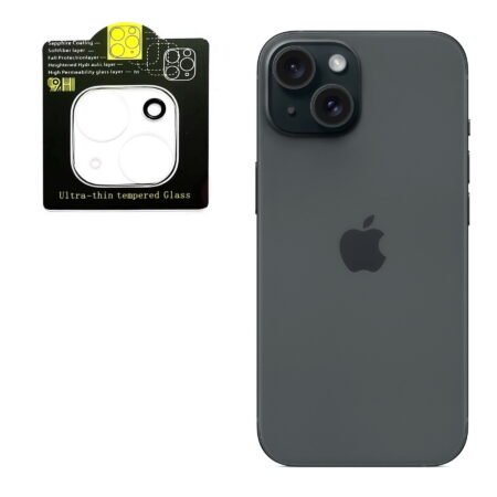 iPhone 15 Plus Camera Lens Protector Full Cover Glass