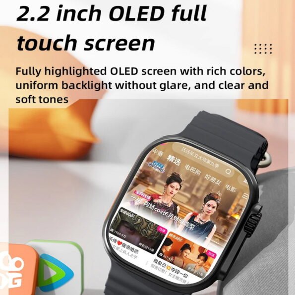 S12 Ultra Rotating Camera 4G Android Amoled Smart Watch