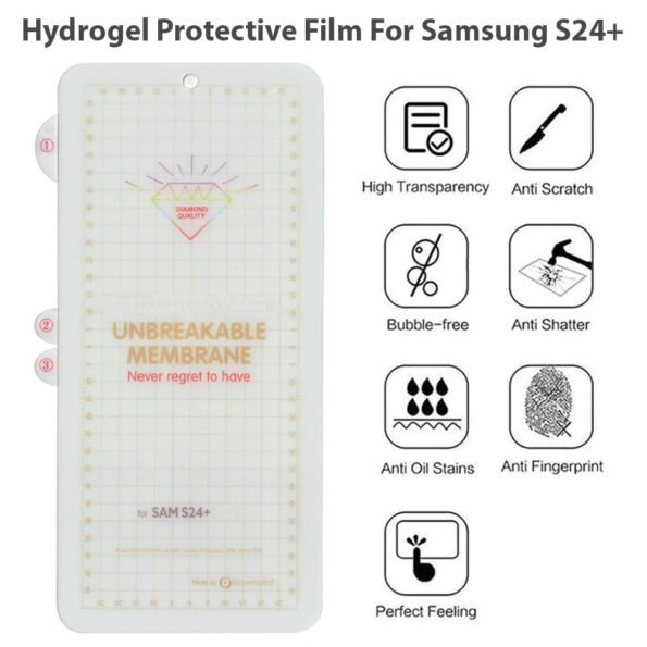 Galaxy S24 Plus Front Screen Guard TPU Membrane Protector