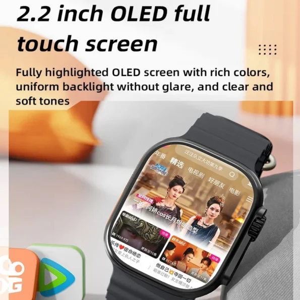 s18 ultra 5g black android amoled camera smart watch