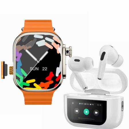 S18 Ultra 2 5G Android Smart Watch MZPODS Pro 2 Combo