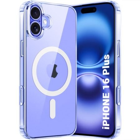 iPhone 16 Plus Magsafe Transparent Clear Case Cover