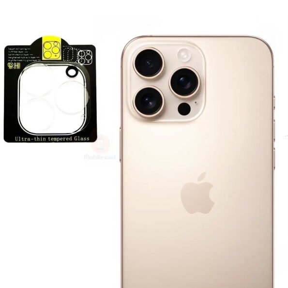 iPhone 16 Pro Max Camera Lens Protector Full Cover Glass