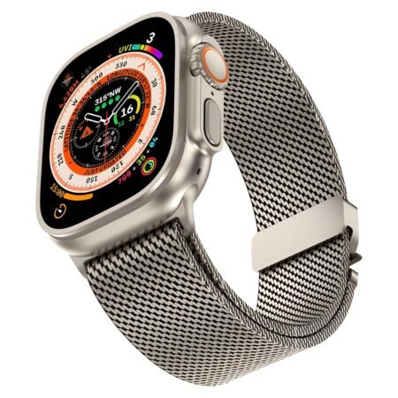 milanese loop natural titanium