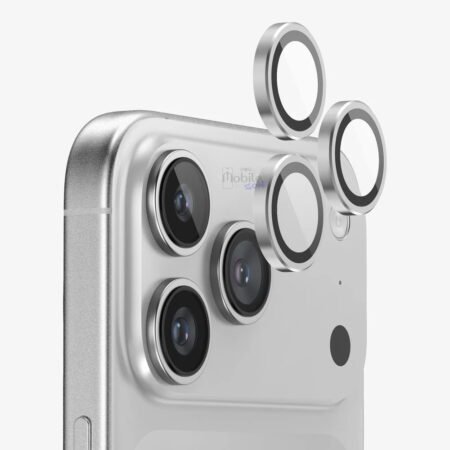 iPhone 17 Pro Camera Lens Protector Rings (Silver)