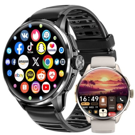 H100 5G Android Bluetooth Dual Connect Smartwatch 8GB/128GB