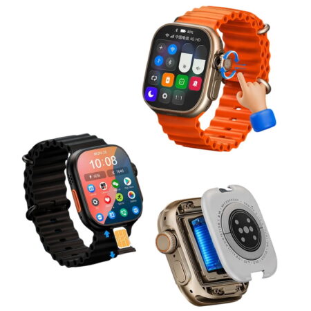 S22 Ultra 4 5G Android Dual Battery Crown Sensor Smartwatch