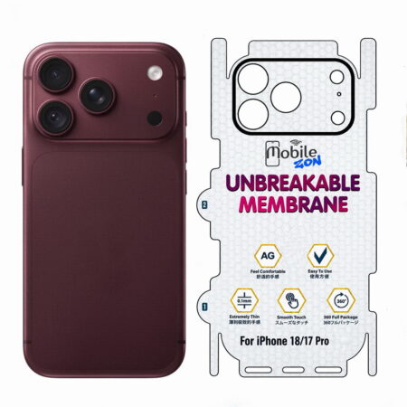 iPhone 18 Pro Unbreakable Membrane Matte Back Sides Protector